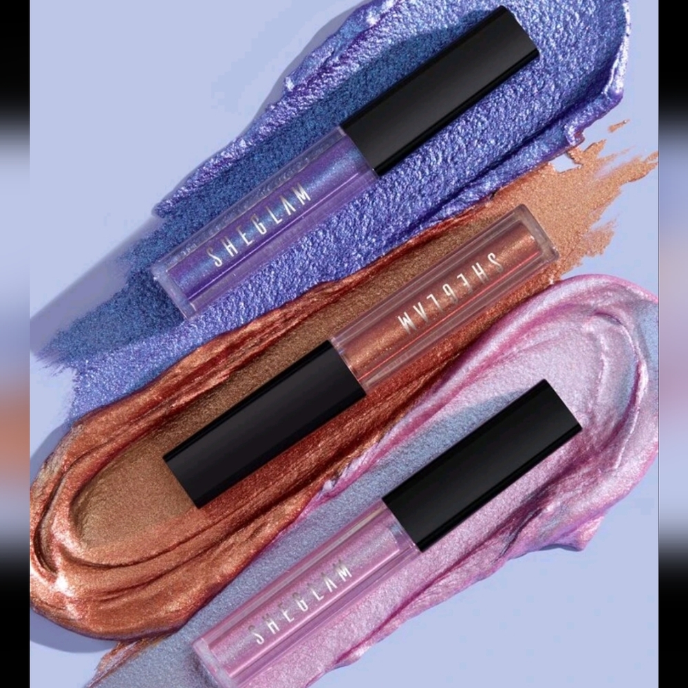 Liquid Glitter Eyeshadow Set - Purple Illusion